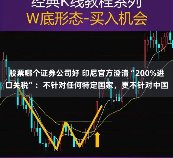 股票哪个证券公司好 印尼官方澄清“200%进口关税”：不针对任何特定国家，更不针对中国
