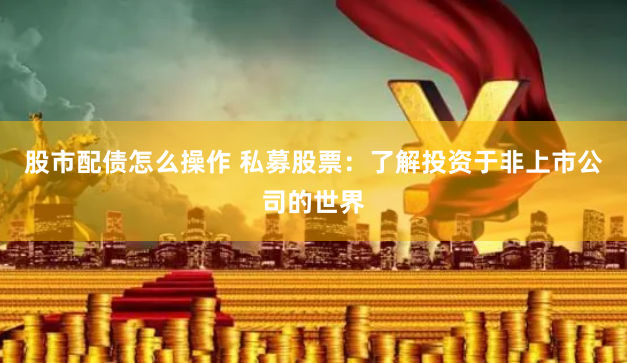 股市配债怎么操作 私募股票：了解投资于非上市公司的世界